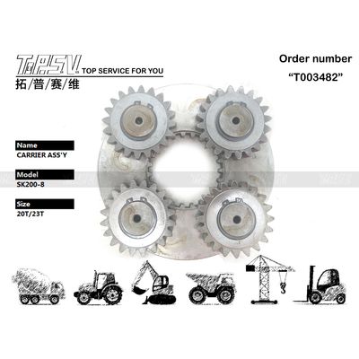 Gezegen Redüktörü Ağır Görevli SK200-8 Kazıcı Swing 1 Aşama Taşıyıcı ASSY Ağır İş Yapımı İşleri İçin