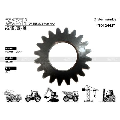 191-2675 Düzenlenebilir E324D Ekskavatör Seyahat 1 Aşamalı Gezegen Döşeme Motoru Yuvarlak Tasarımdaki Sürünen Ekskavatör İşlemleri için