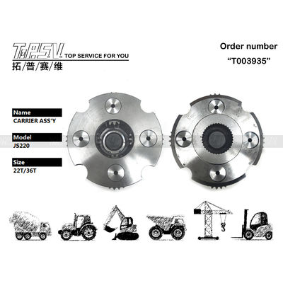Döviz Ağı Kurulumları Ağır Görevli JS200 Kazı makinesi Swing 2 Aşama Taşıyıcı Assy Dealed Bag Transport Packaging for Heavy Duty Material Handling