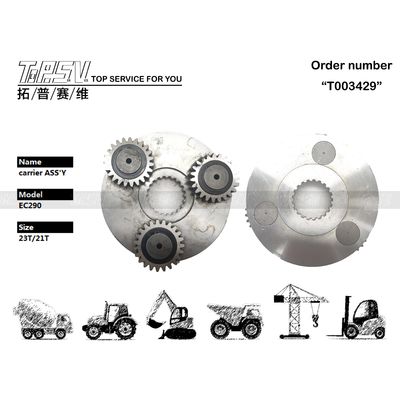 SA7118-38400 Enerji Madenciliği Uygulamaları için Hidrolik Motor Sürücü Ağır Görevli EC290 Kazı Makinesi Swing 1 Aşama Taşıyıcı ASSY