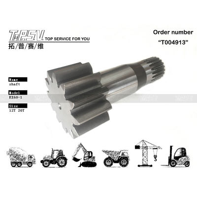 Enerji Madenciliği 2023206 EX60-1 Ekskavatör Swing Pinion Drive Parçaları Performans için siyah renkte