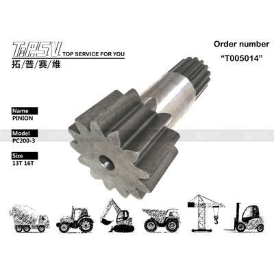 Uyumluluk Uyumlu 205-26-71393 PC200-3 Ekskavator Swing Pinion Markaları ve Modelleri Ekskavator Seyahat Motor Parçaları Ekskavator Makinelerinde Kullanılır