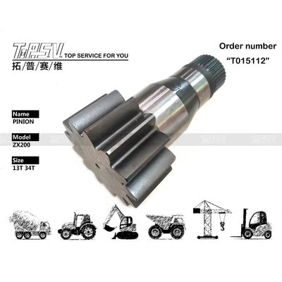 2044634 Yüksek Dayanıklılık ZX200 Ekskavatör Swing Pinion Uzun Süren Kullanım ve Yıkım Direnci için Klima Parçaları