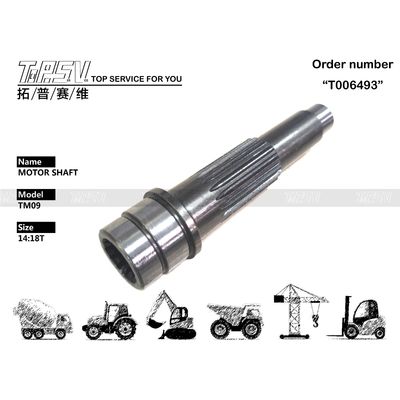 Renk Siyah TM09 Ekskavatör Seyahat Motor Çubuğu Makine Onarım ve Bakım Çözümleri Sağlayıcı için Hidrolik Pompa Parçaları