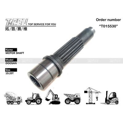 Yüksek hassasiyetli DOOSAN kazıcı seyahat motoru şaftı