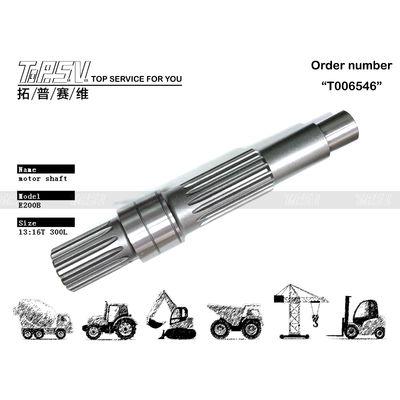 096-4372 Sıcaklık Tedavisi Çelik E200B Ekskavatör Seyahat Motor Çubuğu Üstün Performans ve Uzun Yaşam İçin