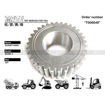 YN53D00008S014 Powertrain Fonksiyonu SK200-7 Ekskavatör Seyahat 2 Aşama Gezegen Redüktörleri Düğüm Parçaları