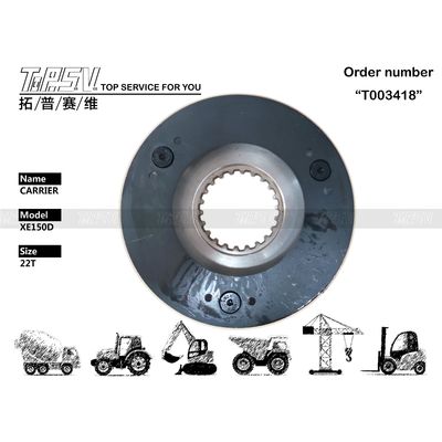 XE150D kazıcı salıncak 1 aşamalı taşıyıcı ile satılan çanta taşıma ambalajı