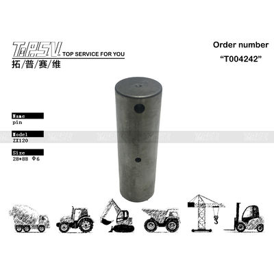 4408102 ZX120 Kazı makinesi Swing 2 Stage Gear Pin ile ısı işlemesi