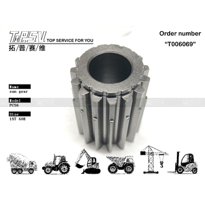 FUFZD-8391-08 Çelik PC56 Ekskavatör Seyahat 2 Aşama Güneş Düğmesi Enerji Madenciliği Uygulamaları için Motor Parçaları