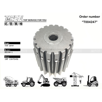 3037607 Yüksek Hassasiyetli EX120-1 Ekskavatör Salıncak 2 Kademeli Güneş Dişlisi Şanzıman Sistemi İçin