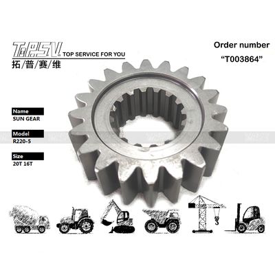 XKAQ-00010 Yüksek hassasiyetli R220-5 Ekskavatör Swing 1 Aşama Güneş Düğmesi Motor Parçaları Taşıma Paketleme İçin Satılan Torbada