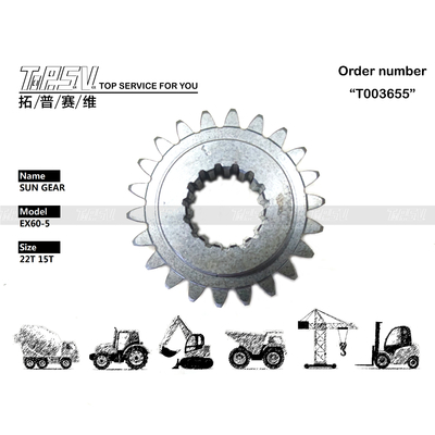 4468030 Boyutuna bağlı EX60-5 Ekskavator Swing 1 Aşama Excavator İşlev ve Performansı için Güneş Donanımı
