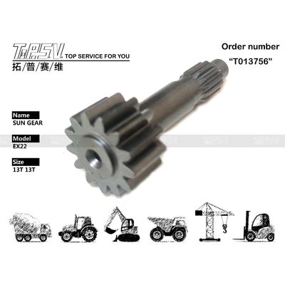 Ekipman Tamir Atölyeleri Bakımı, Dişli Yağı Siyah EX22 Ekskavatör Seyahat 1. Kademe Güneş Dişlisi Rengi