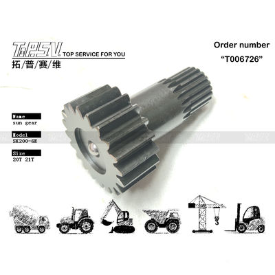 Taşıma Paketleme SK200-6E Ekskavatör Seyahat Güneş Donanımı Çeşitli Ekskavatör Modelleri ve Transmisyon Sistemi için
