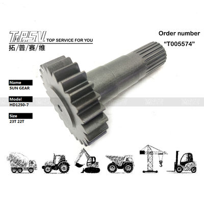 Yüksek Dayanıklılık HD1250-7 Ekskavatör Seyahat 1 Kademe Güneş Dişlisi, Uzun Ömürlü Ekskavatör Makineleri İçin