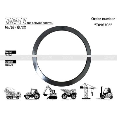 K9007395 DX220 Ekskavatör Seyahat Shim yedek parçalar Makine tamirhaneleri için elektronik parçalar Fonksiyonellik ve ısı işleme