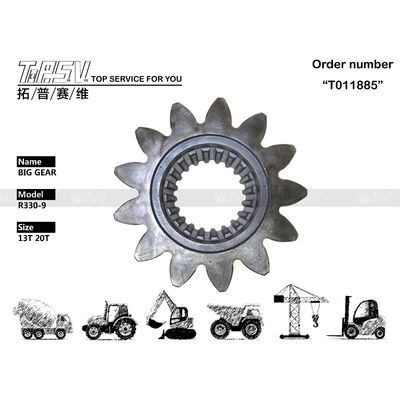 Orijinal Isıl İşlemli R330-9 Ekskavatör Döner Büyük Dişli Yedek Parçaları İhtiyaçlarınıza Uygun Elektronik Parçalar