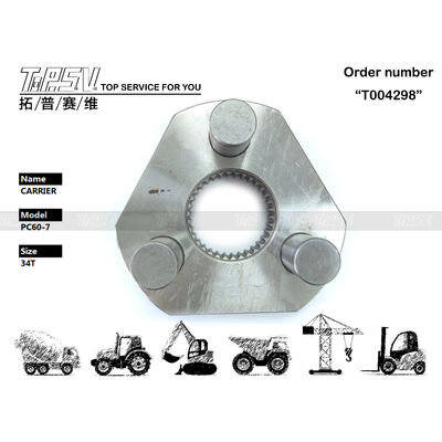 201-26-71130 Hidrolik motor sürücüsü PC60-7 Ekskavator Swing 2 Aşama Taşıyıcı Siyah Renkli Swing Mekanizmi Parçası Çeşitli Ekskavator Modelleri için Uygun