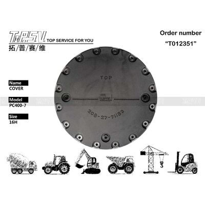 208-27-71183 Ambalaj Boyutu Ambalaj Türüne bağlı PC400-7 Kazı makinesi Seyahat Sürücüsü Kapak Hızlı Mühendislik Bileşeni Kazı makinesi performansını artırır