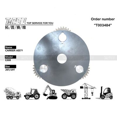 E307C Ekskavatör Salıncak 1 Kademeli Taşıyıcı ASSY Salıncak Tahrikli Ekskavatör Yedek Parçaları İçin Parçalar