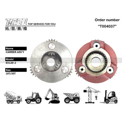EX120-2 Ekskavator Swing 2 Stage Carrier ASSY Swing Drive Ekskavator yedek parçaları için parçalar