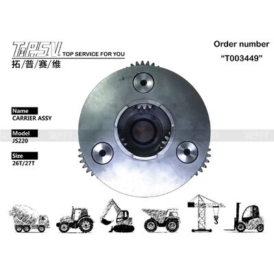 05/903866 JS220 Ekskavatör Salıncak 1 Kademeli Taşıyıcı ASSY Parçaları Salıncak Tahrikli Ekskavatör Yedek Parçaları için