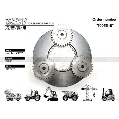 E200B Ekskavatör Seyahat 1 Kademeli Taşıyıcı Takma Parçaları Seyahat Tahrikli Ekskavatör Yedek Parçaları İçin