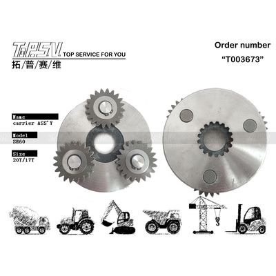 R80-7 Swing Motor XKBR-00066 Gezegen Redüktörü ile Gezegen Taşıyıcı Montajı