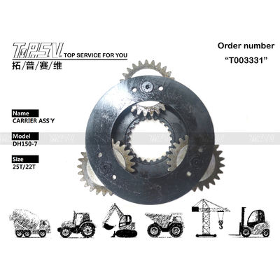 R110-7 Gezegen Taşıyıcı Montajı 1 Aşama Çelik Hidrolik Motor Sürücü Tipi