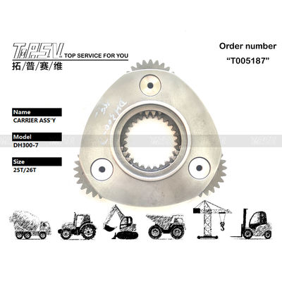 K1003027 Planetary Gear Set Çelik DX300 Ekskavator yedek parçaları Istikrarlı çalışma