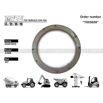 Good price E200B Seyahat dişli kutusu, kazık makinesi iletim sistemi için halka dişli 096-4317 çevrimiçi