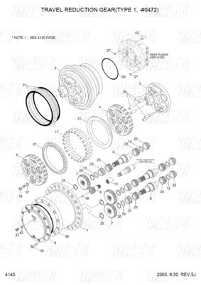 Good price Kavgacı Swing / Travel Motor Drive için Dayanıklı Çelik Gezegen Redüktörü çevrimiçi
