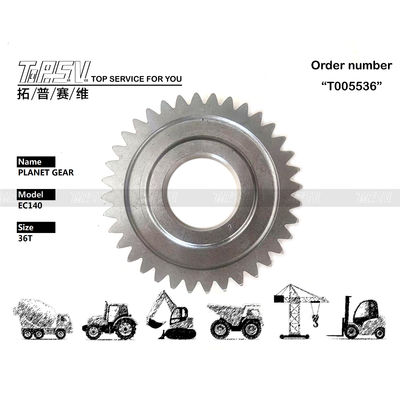 Good price Düşük Gürültü Seviyesi EC140 Ekskavatör Seyahat 1 Kademeli Gezegen Dişli, Dişli Geçme Montajı ve Çelik Malzeme çevrimiçi