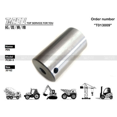 20X-26-21230 Siyah Renk PC60-5 Ekskavatör Salıncak Dişli Pimi Kolay Kurulum