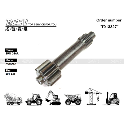 KX20 Ekskavatör Seyir 1. Kademe Güneş Dişlisi Ekskavatör Makinesinde