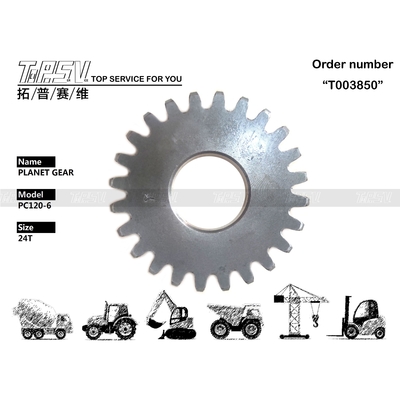 203-26-61160 Powertrain Fonksiyonu PC120-6 Ekskavatör Swing 1 Aşama Gezegen Redüktörleri Ağır Makine Performansı için Delek Parçaları