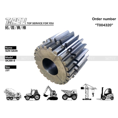 YN32W01054P1 Yüksek hassasiyetli SK210-8 Ekskavatör Swing 2 Aşama Güneş Düğmesi Ekskavatör Makinelerinde Boyutlara Bağlı