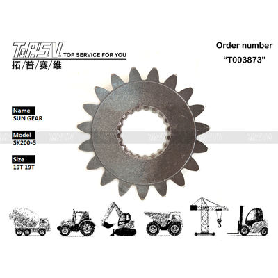YN32W01007P1 Yüksek Hassasiyetli SK200-5 Ekskavatör Salıncak 1 Kademeli Güneş Dişlisi, Ağır Hizmet Ekskavatör Makineleri için