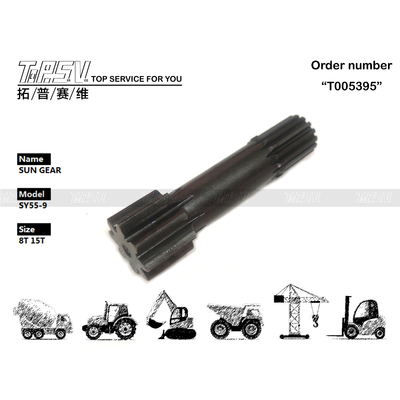 İhtiyaçlarınız İçin Boyut Uygun SY55-9 Ekskavatör Seyahat 1 Kademeli Güneş Dişli Motoru