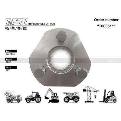 2413N459F1 SK06 Ekskavator Swing 1 Aşama Taşıyıcı Cihazı ile Uyumludur Ekskavator Hareketliliği İçin Sağlam Tasarım Paketleme Boyutu Paketleme Türüne Bağlı