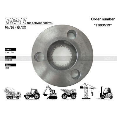 7Y-1751 Hidrolik Motor Tahrikli E200B Ekskavatör Salıncak 1 Kademeli Planet Dişli Taşıyıcı Siyah Renk Çeşitli Ekskavatör Modelleriyle Uyumlu Çalışma Sağlar