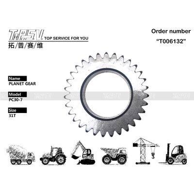 FUFRP-840-6 PC30-7 Ekskavator Seyahat 2 Aşama Gezegen Düğmesi