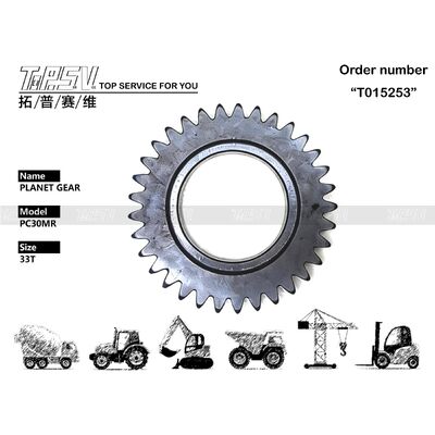 Good price PC30MR Ekskavatör Seyahat 1 Kademeli Planet Dişli Parçaları Seyahat Tahrikli Ekskavatör Yedek Parçaları İçin çevrimiçi