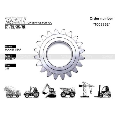 Good price 22U-26-21520 PC200-7 Ekskavatör Salıncak 1 Kademeli Planet Dişli Parçaları Salıncak Tahrikli Ekskavatör Yedek Parçaları için çevrimiçi