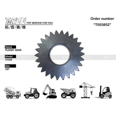 Good price JY210 Ekskavatör Salıncak Tahrikli Ekskavatör Yedek Parçaları İçin 1 Kademeli Planet Dişli çevrimiçi