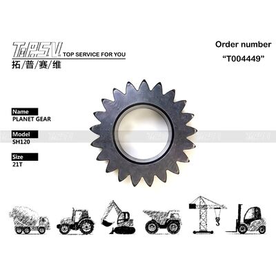 Good price Çelik SH120 Ekskavator Swing 2 Aşama Planetary Gear Ağır Makineler için Düşük Gürültü Seviyesi çevrimiçi
