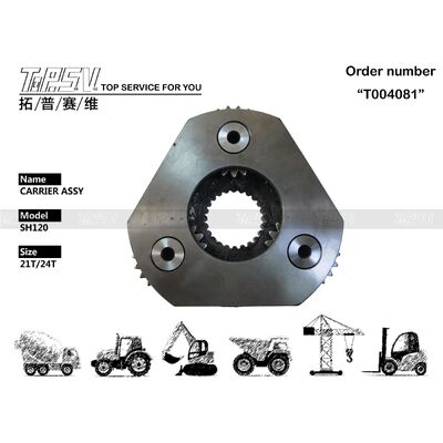 SH120 Ekskavatör Swing 2 Aşama Taşıyıcı ASSY Parçaları Swing Drive için Ekskavatör yedek parçaları