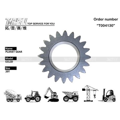 191-2608 Düşük Gürültülü E312C Ekskavatör Swing 2 Aşama Planetary Gear Crawler Excavator Müşteri Gereksinimleri İçin