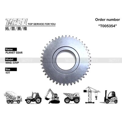 Good price MAG33VP Ekskavatör Seyahat 1 Kademeli Planet Dişli Parçaları Seyahat Tahrikli Ekskavatör Yedek Parçaları İçin çevrimiçi